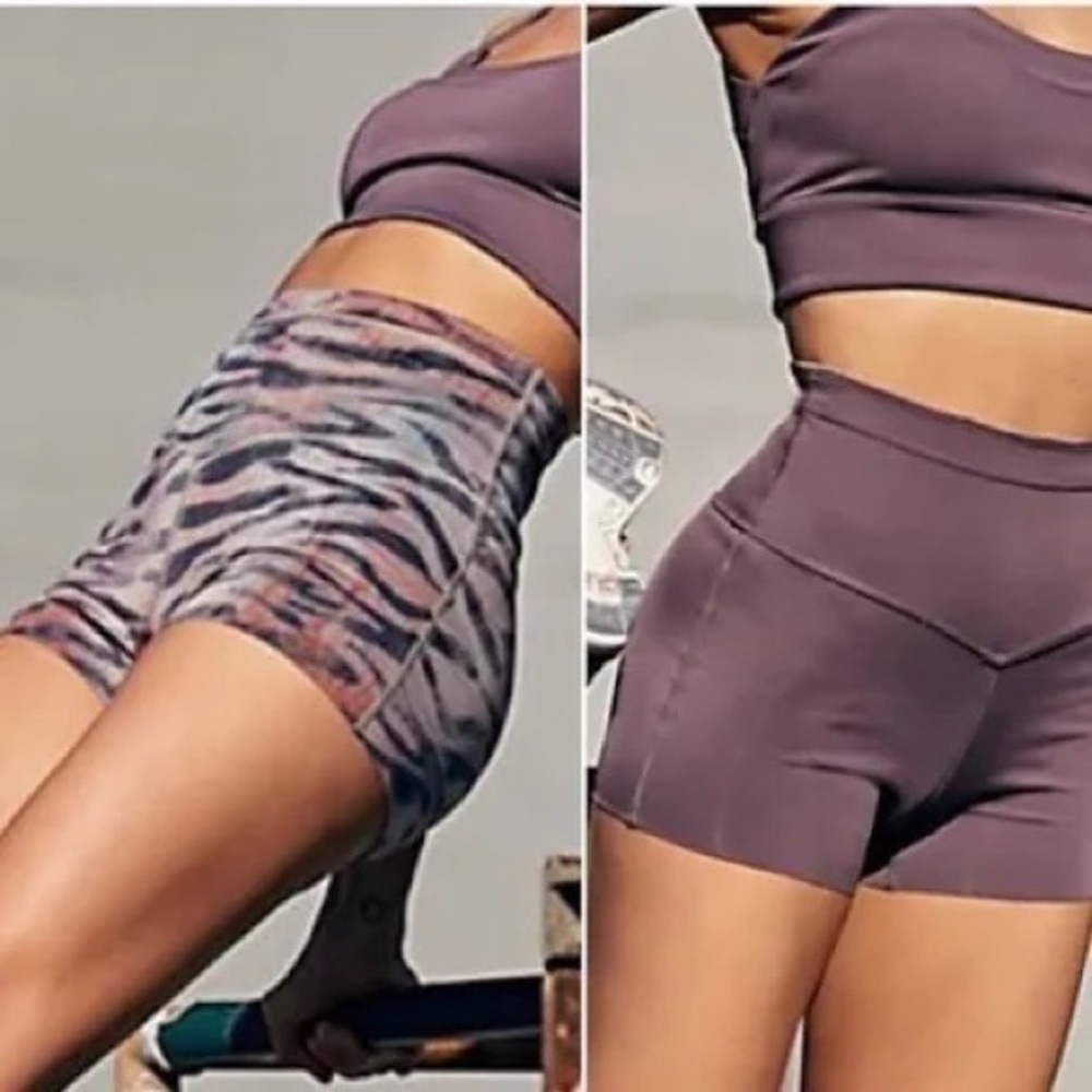 Free People Beat The Heat Reversible Solid Shorts